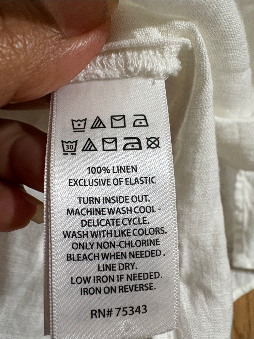 Cynthia Rowley White Linen V-Neck Sleeveless Tank - Picture 7 of 7